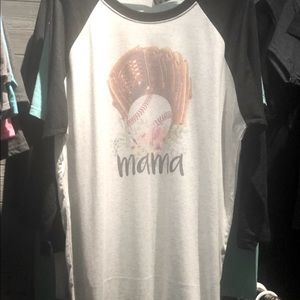 NWT softball/baseball mama jersey XL